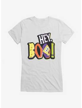 SpongeBob SquarePants Hey, Boo! Girls T-Shirt, WHITE, hi-res