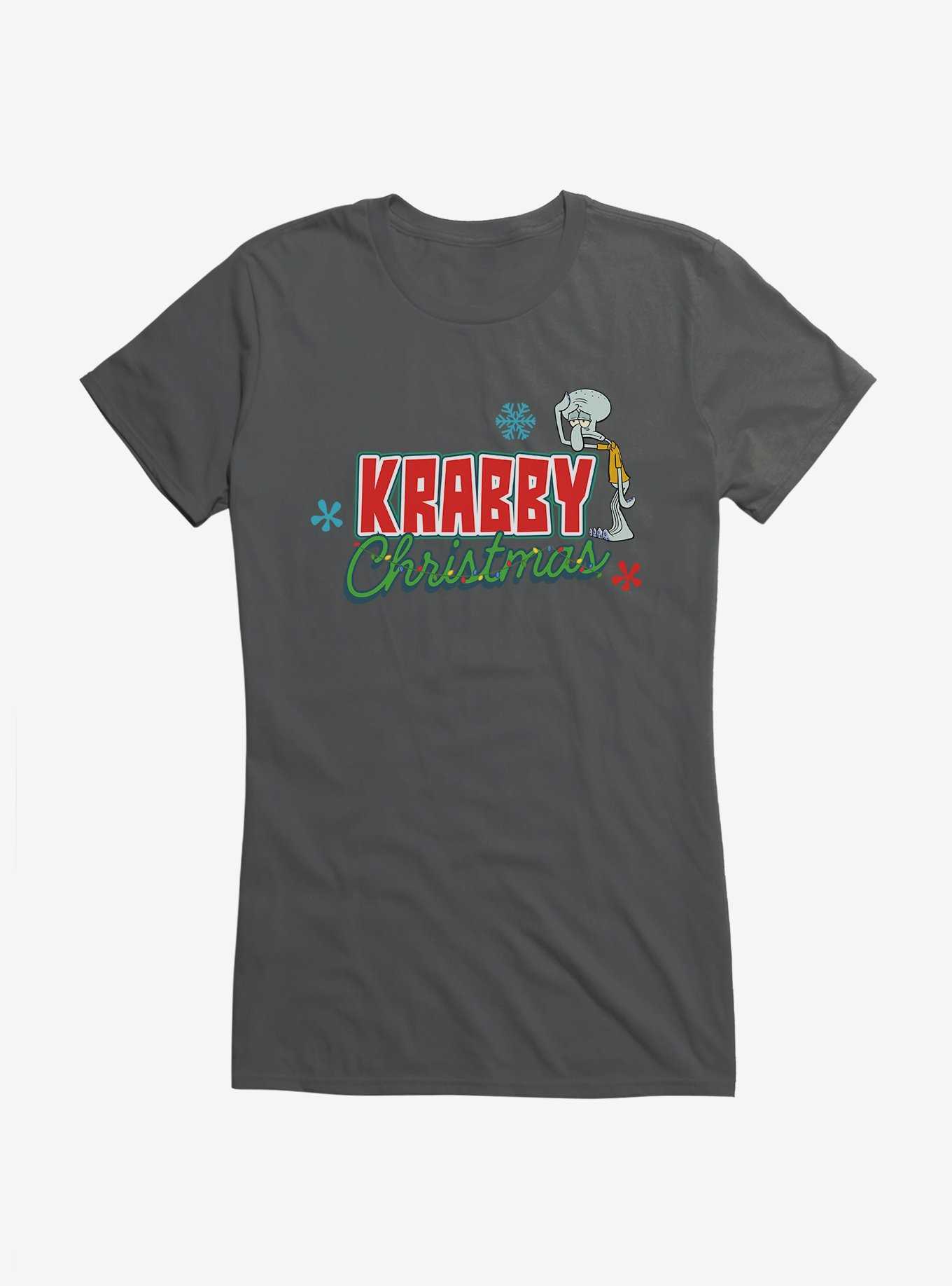 SpongeBob SquarePants Krabby Christmas Lights Girls T-Shirt, , hi-res