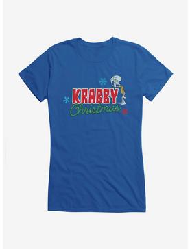 SpongeBob SquarePants Krabby Christmas Lights Girls T-Shirt, ROYAL, hi-res