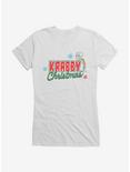 SpongeBob SquarePants Krabby Christmas Lights Girls T-Shirt, WHITE, hi-res