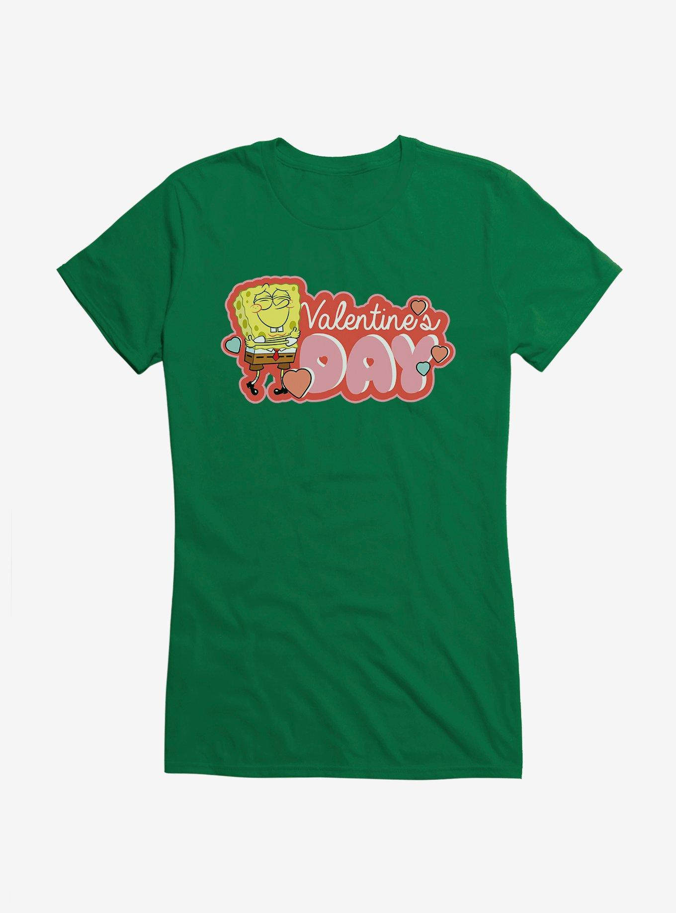 SpongeBob SquarePants Valentine's Day Icon Girls T-Shirt, , hi-res