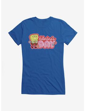 SpongeBob SquarePants Valentine's Day Icon Girls T-Shirt, ROYAL, hi-res