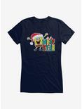 SpongeBob SquarePants Wrap Star Girls T-Shirt, NAVY, hi-res