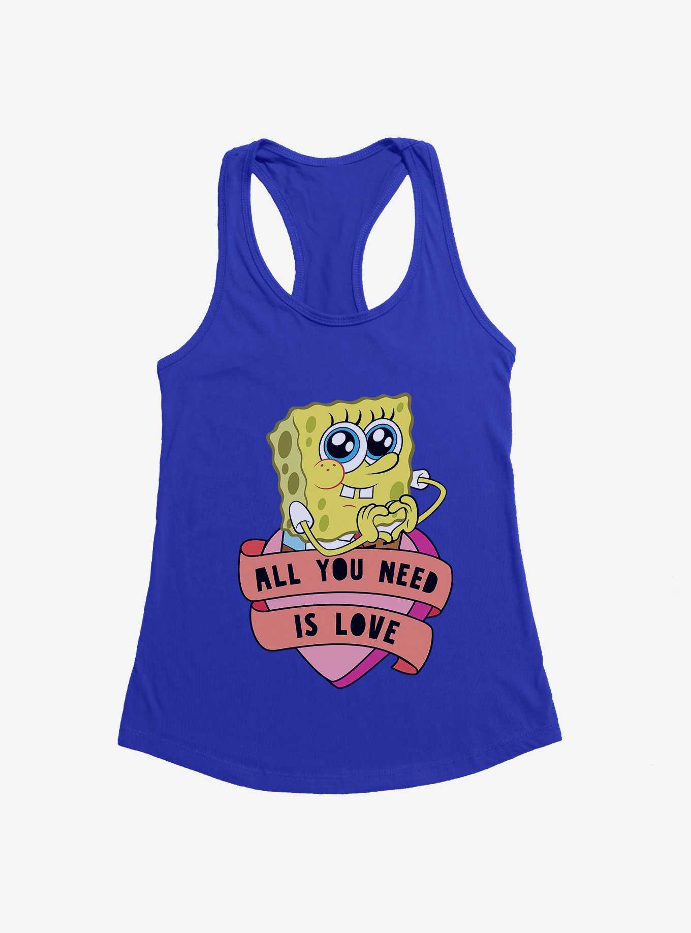 SpongeBob SquarePants All You Need Is Love Heart Girls Tank, , hi-res