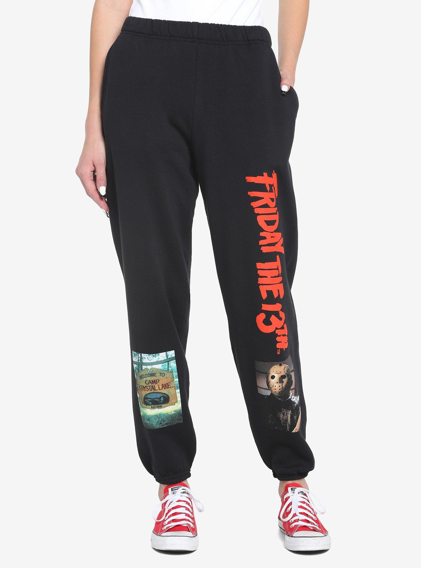 Friday The 13th Jason Girls Sweatpants, BLACK, hi-res