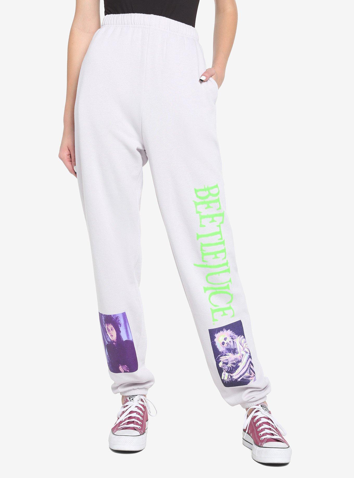 Beetlejuice Portraits Tie-Dye Girls Sweatpants, , hi-res