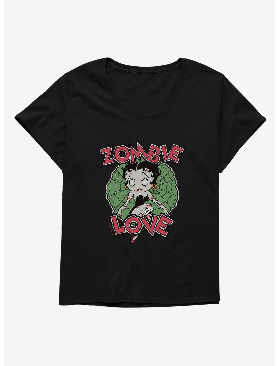 Betty Boop Zombie Love Womens T-Shirt Plus Size, , hi-res
