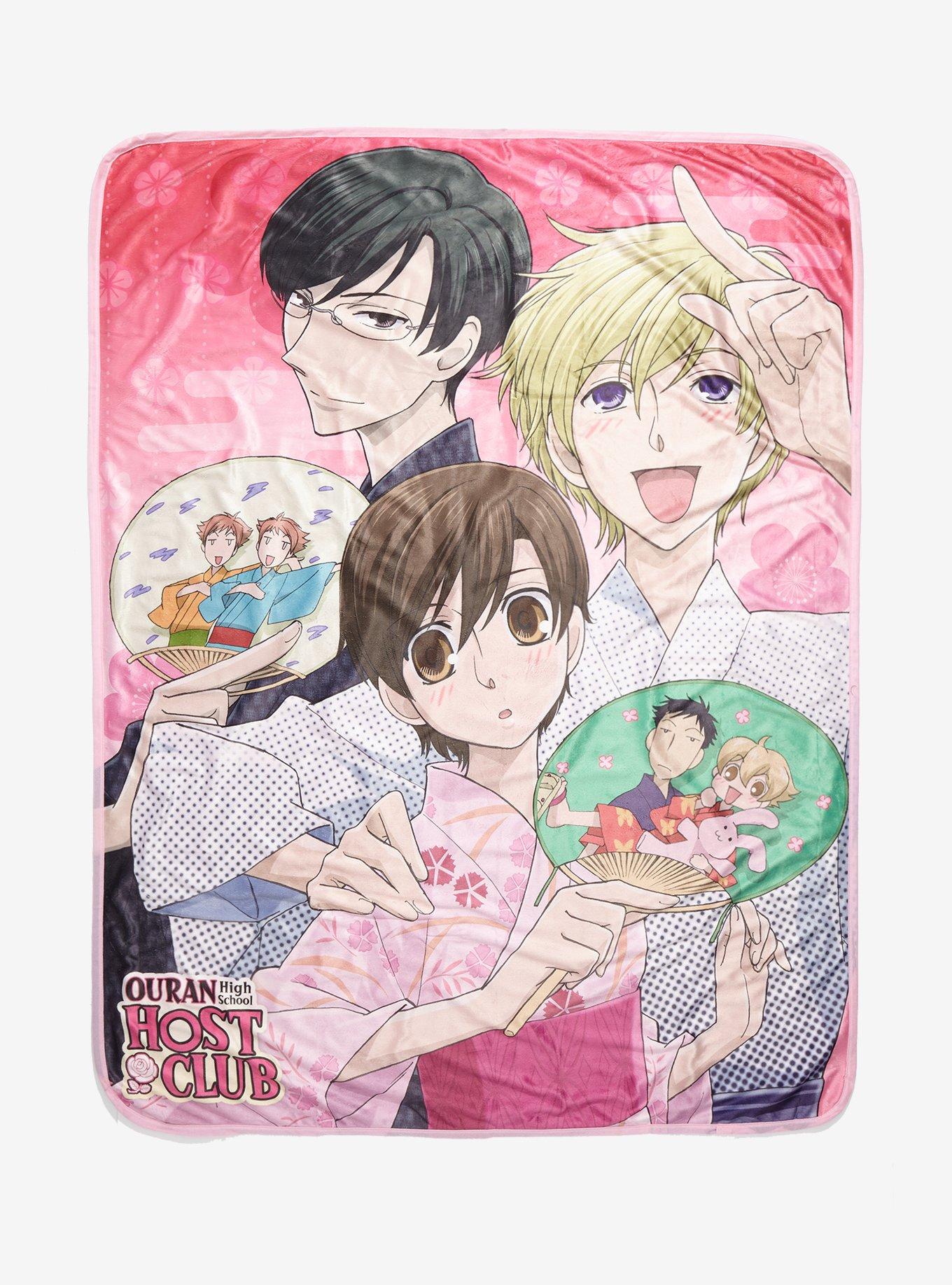 Ouran High School Host Club Festival Fans Throw Blanket, , hi-res