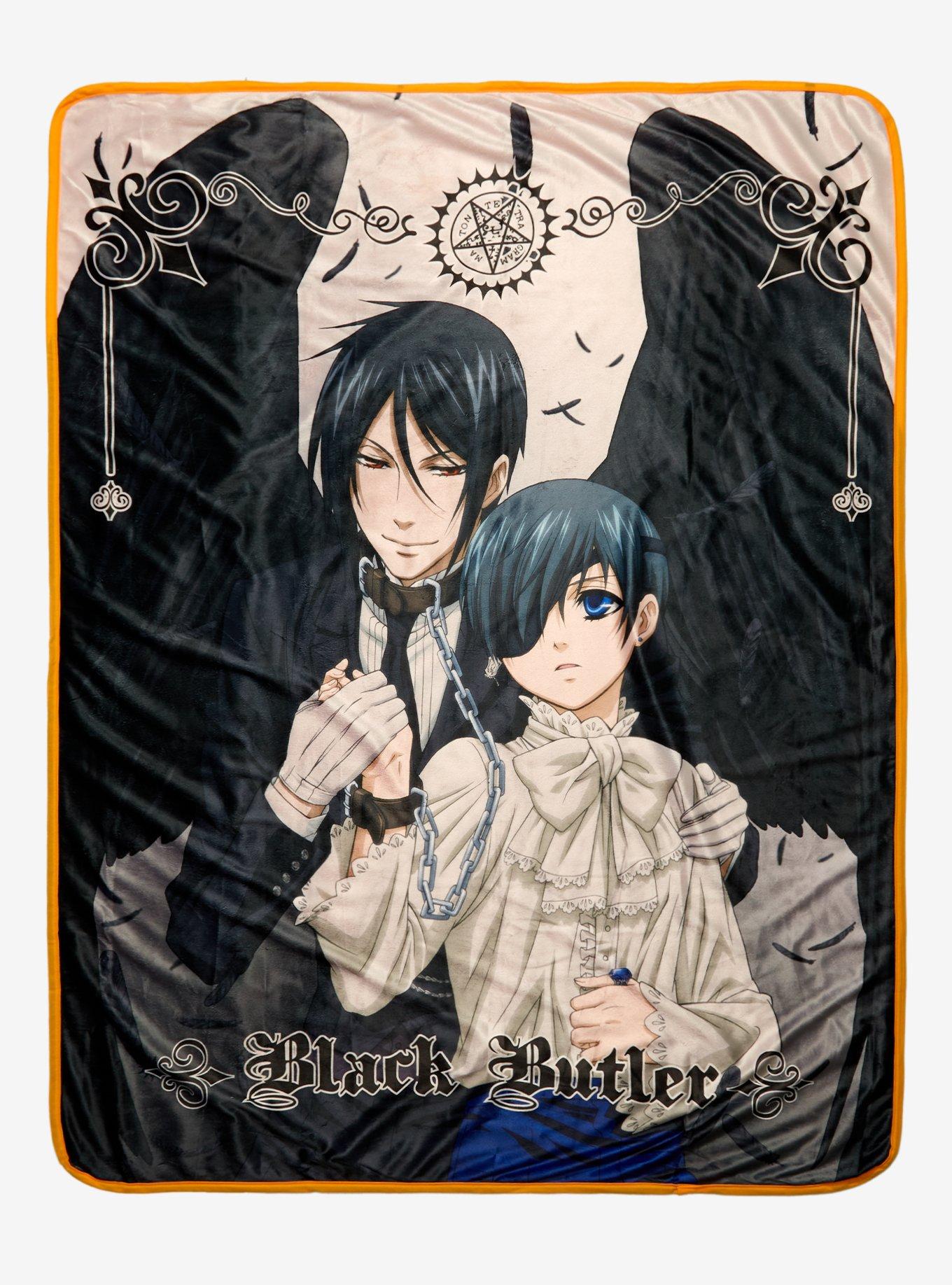 Black Butler Sebastian Ciel Throw Blanket