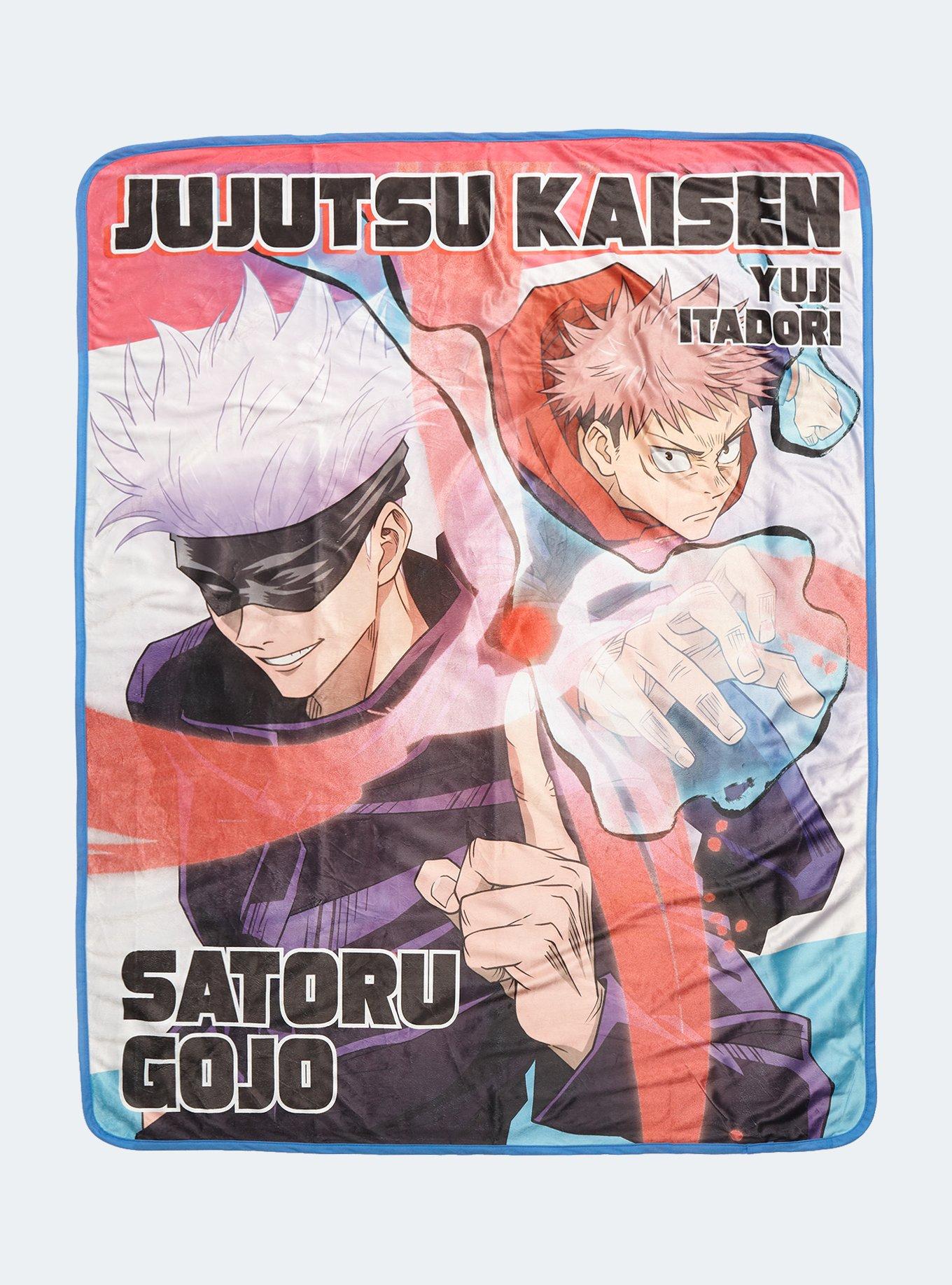 Jujutsu Kaisen Gojo & Yuji Throw Blanket, , hi-res