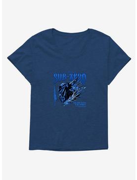 Mortal Kombat Sub-Zero Womens T-Shirt Plus Size, ATHLETIC NAVY, hi-res