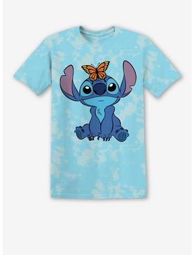 Disney Lilo & Stitch Butterfly Tie-Dye Boyfriend Fit Girls T-Shirt, , hi-res