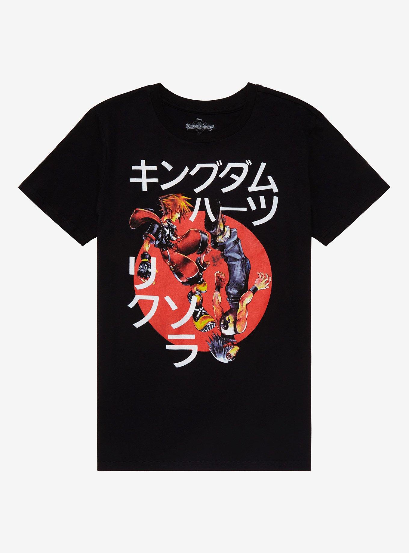 Kingdom Hearts Sora & Riku Boyfriend Fit Girls T-Shirt, MULTI, hi-res