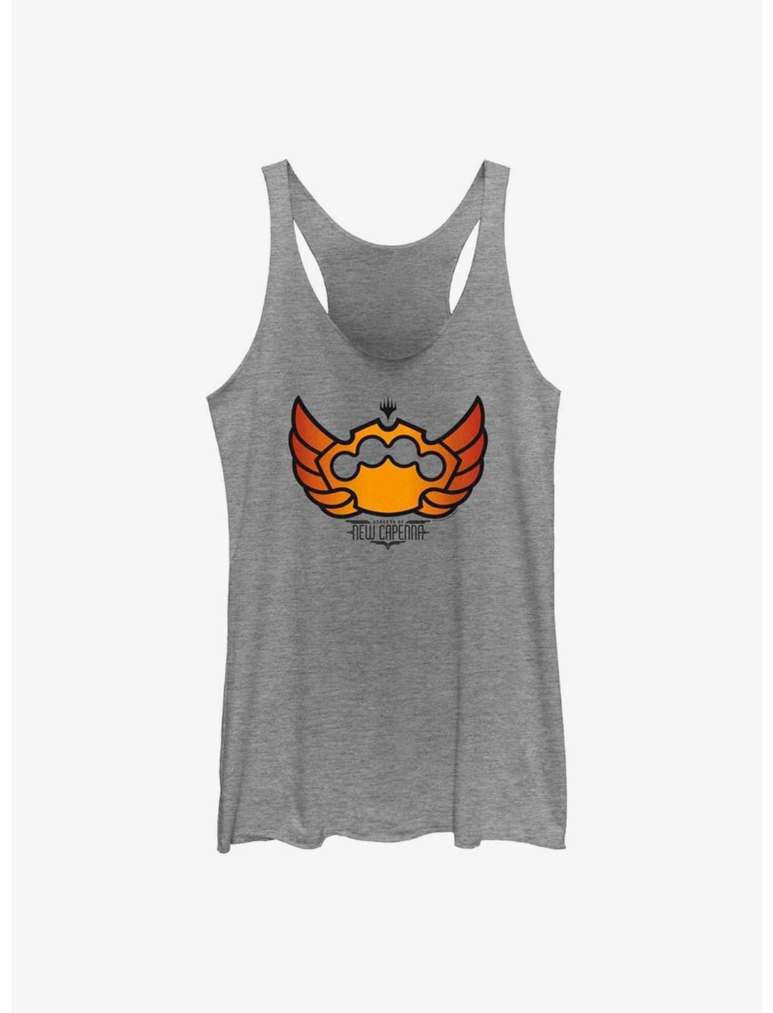 Magic: The Gathering Streets Of New Capenna Knuckles Crest Womens Tank Top, GRAY HTR, hi-res