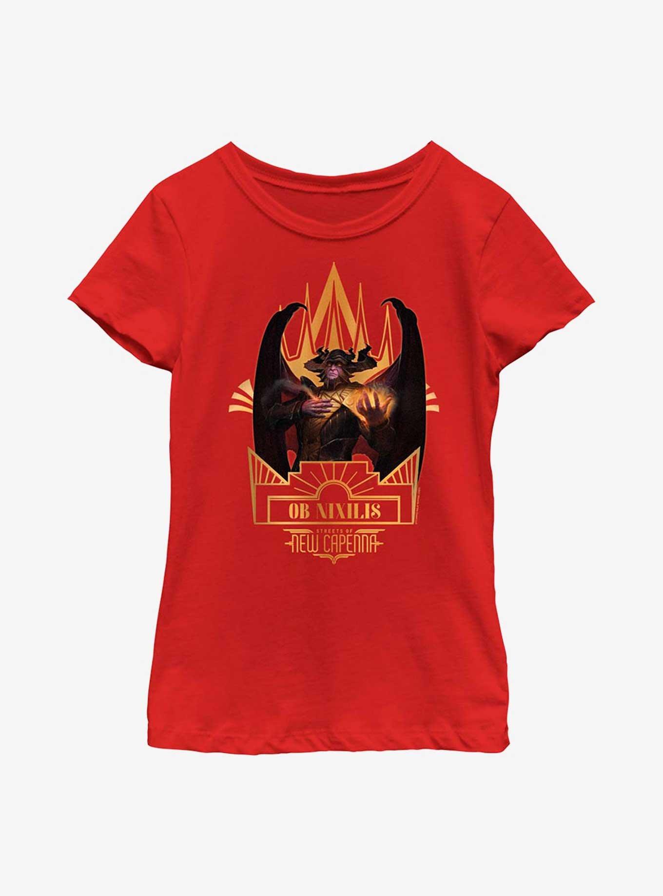 Magic: The Gathering Streets Of New Capenna Ob Nixilis Deco Youth Girls T-Shirt, , hi-res