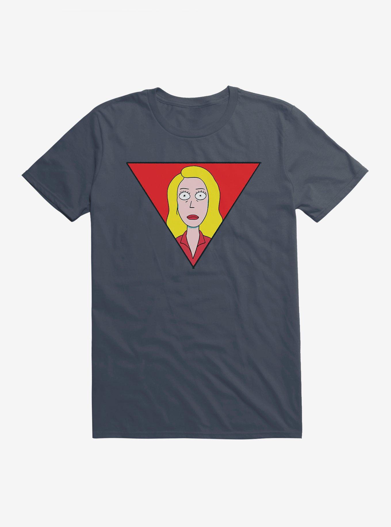 Rick And Morty Beth Triangle T-Shirt, LAKE, hi-res