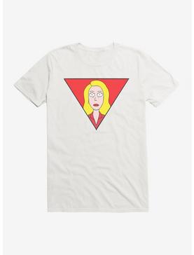 Rick And Morty Beth Triangle T-Shirt, WHITE, hi-res