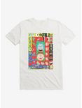 Rick And Morty Block Poster T-Shirt, WHITE, hi-res