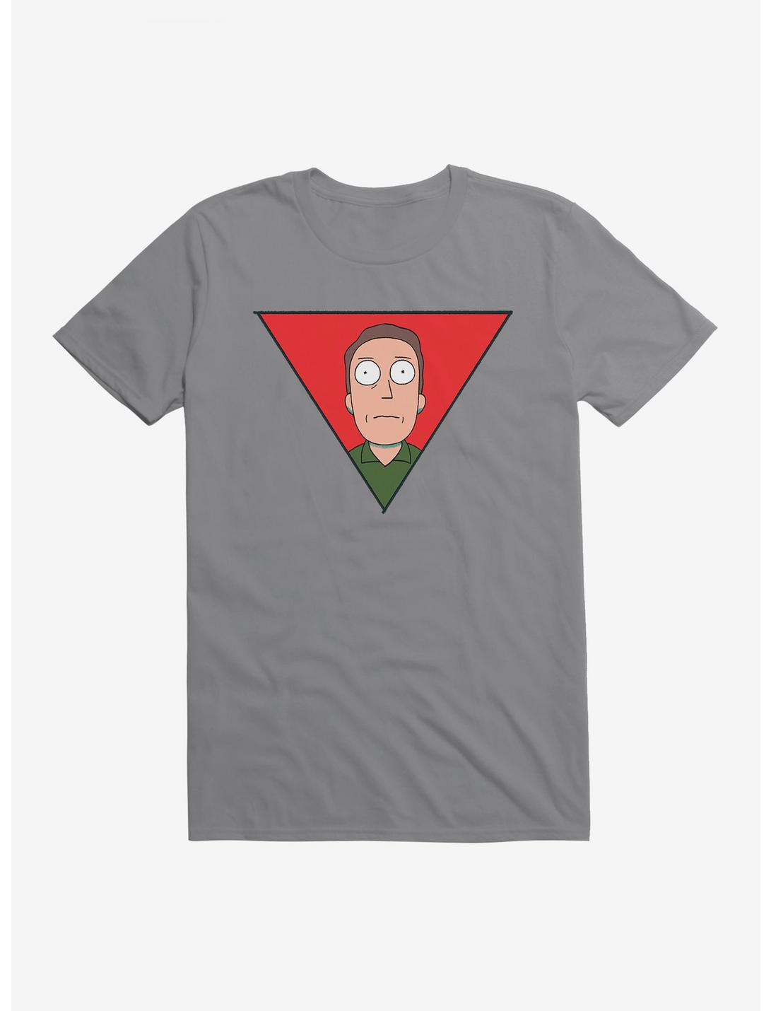 Rick And Morty Jerry Triangle T-Shirt, STORM GREY, hi-res