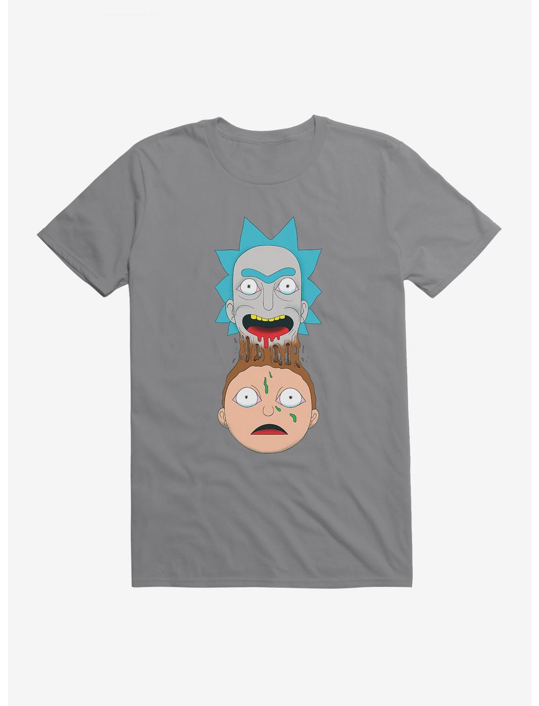 Rick And Morty Mind Meld T-Shirt, STORM GREY, hi-res