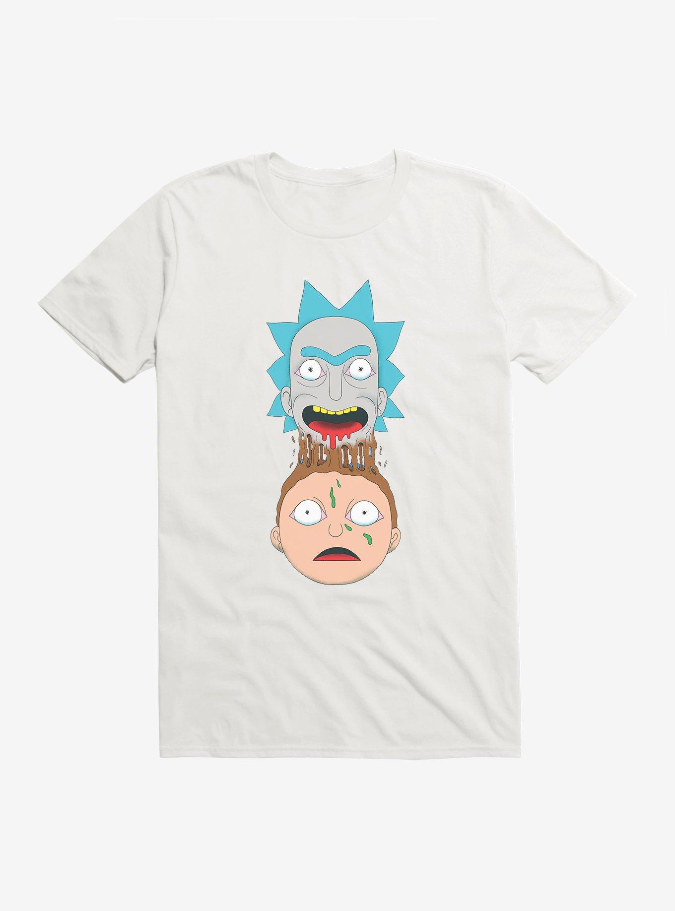Rick And Morty Mind Meld T-Shirt, WHITE, hi-res