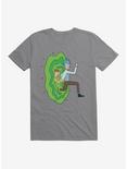 Rick And Morty Portal Run T-Shirt, STORM GREY, hi-res
