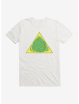 Rick And Morty Portal Triangle T-Shirt, WHITE, hi-res