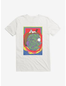 Rick And Morty Portrait Maze T-Shirt, WHITE, hi-res