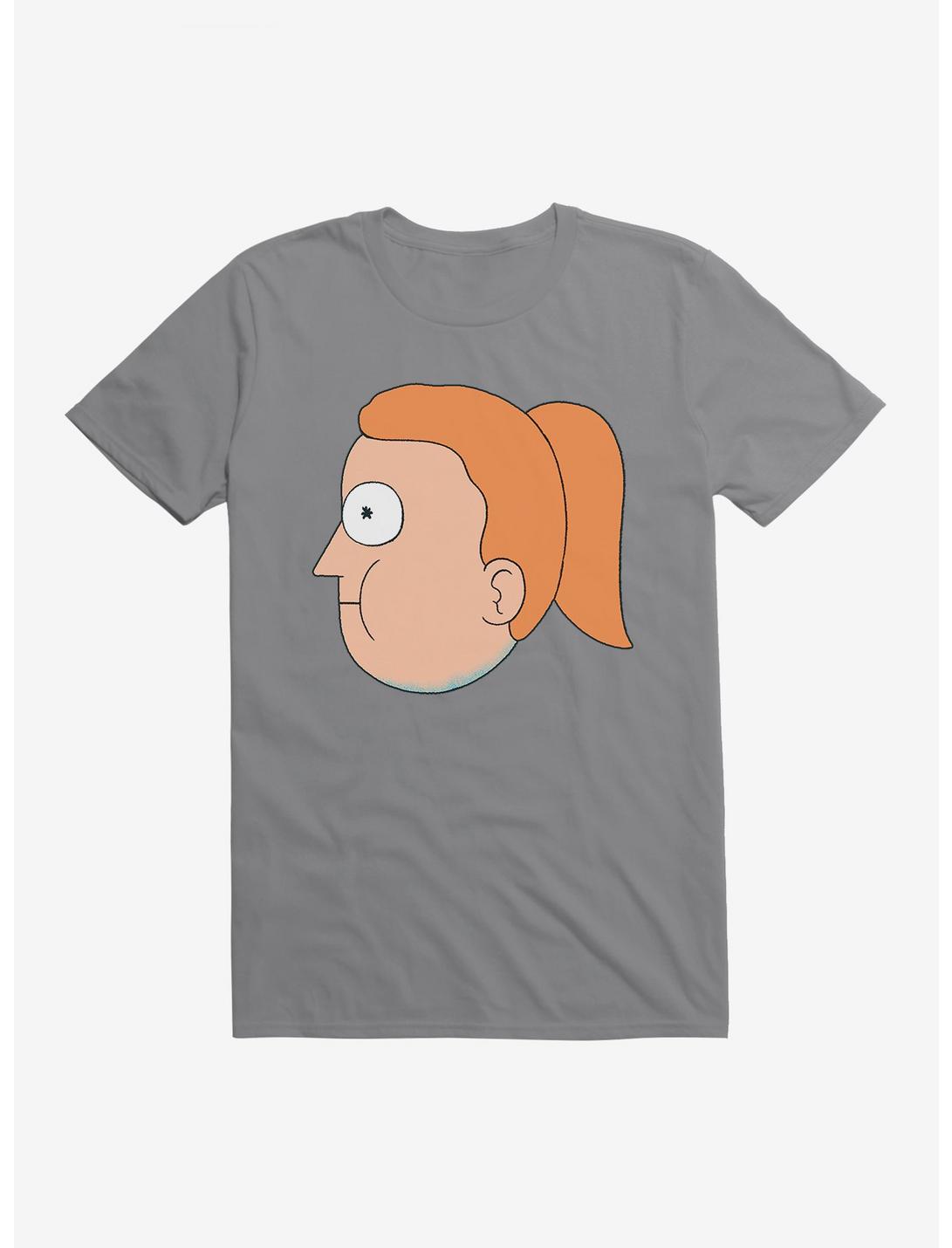 Rick And Morty Summer Side Profile T-Shirt, STORM GREY, hi-res