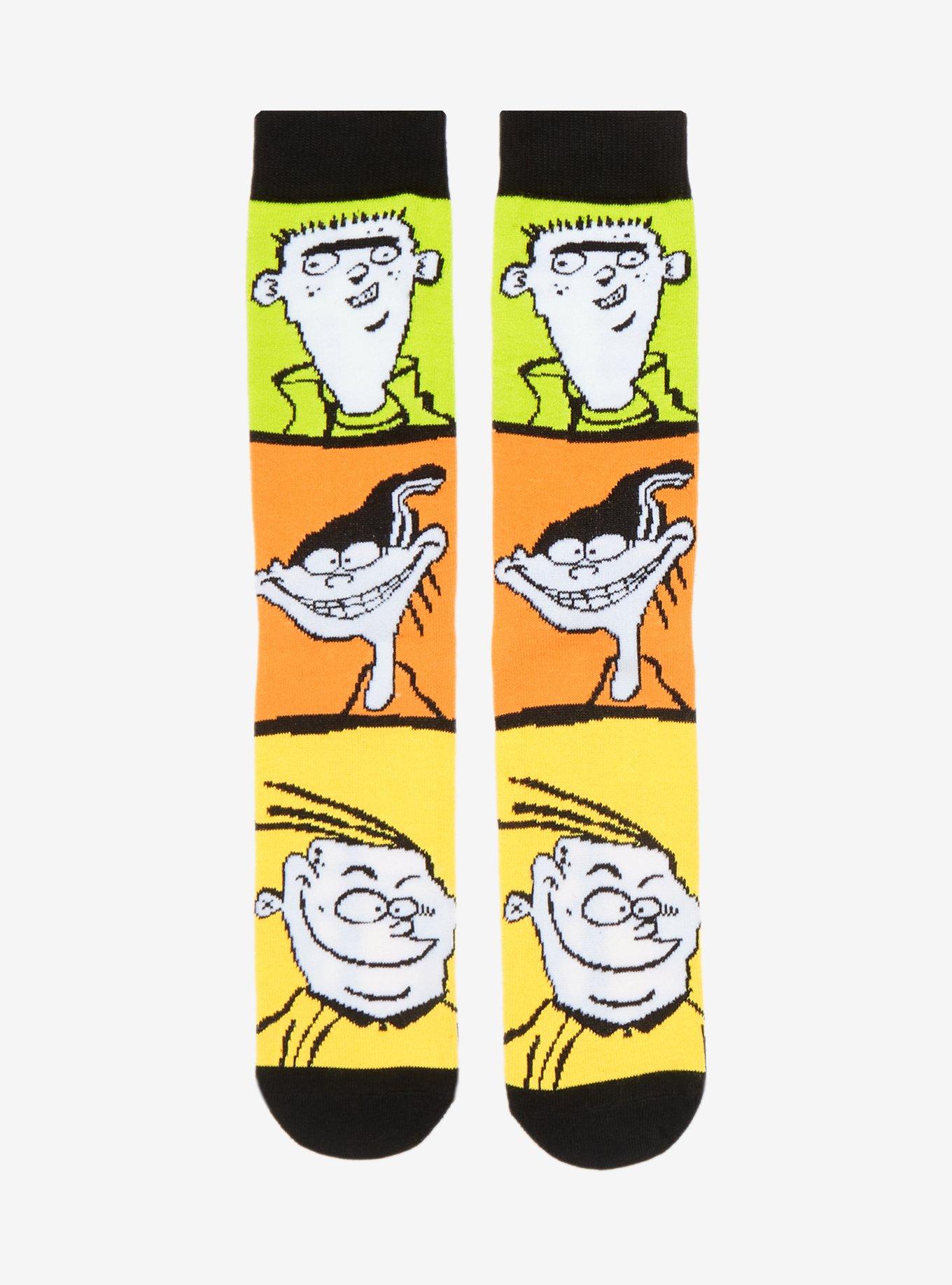 Ed, Edd N Eddy Panel Crew Socks, , hi-res