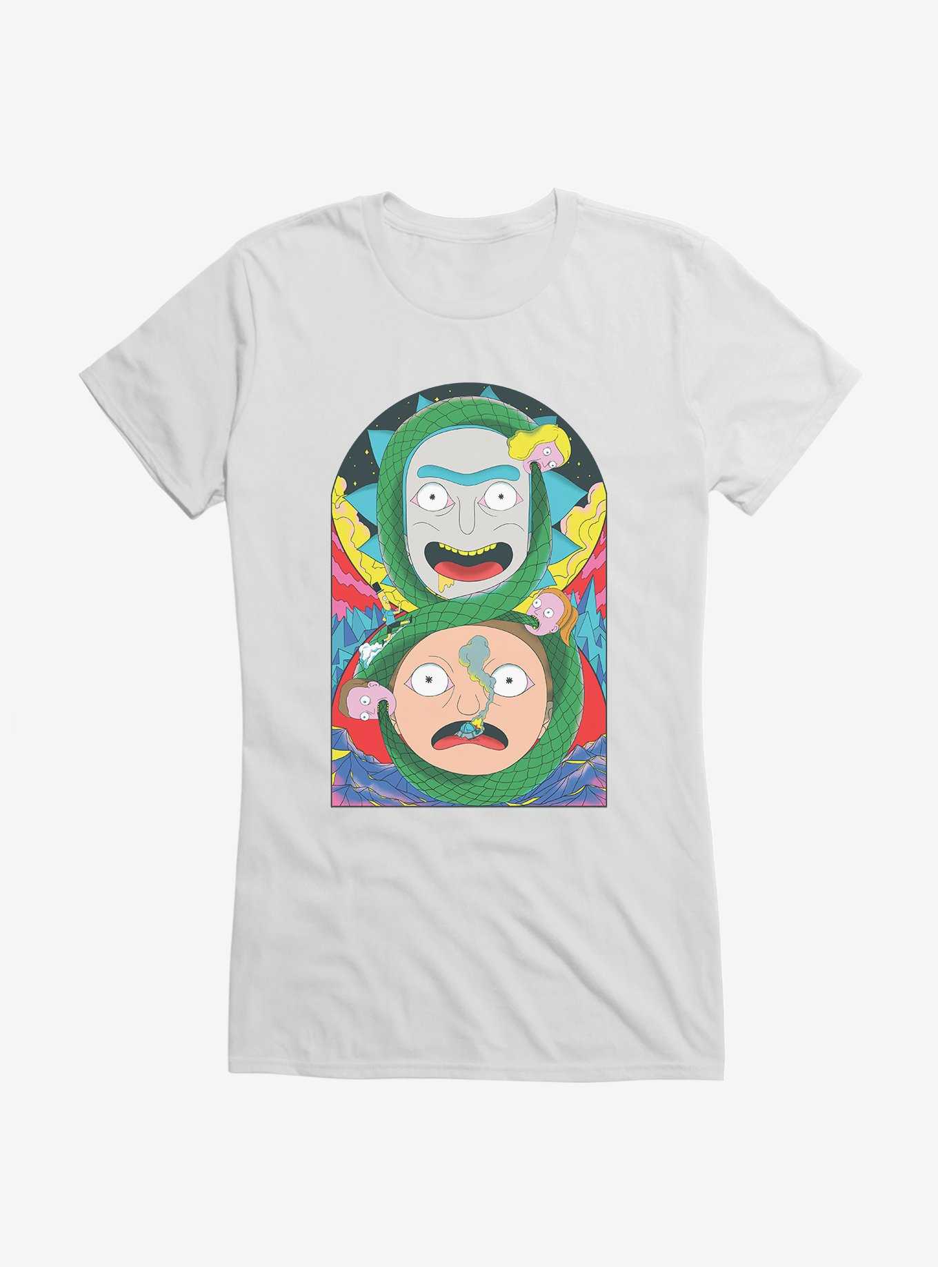 Rick And Morty Figure Eight Snake Girls T-Shirt, , hi-res