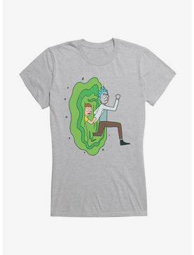 Rick And Morty Portal Run Girls T-Shirt, , hi-res