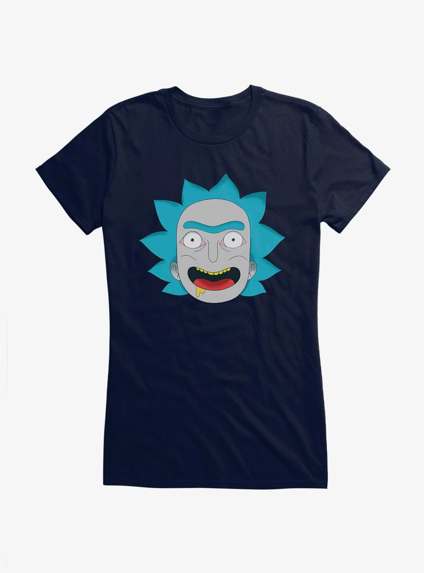 Rick And Morty Rick Drool Girls T-Shirt, , hi-res