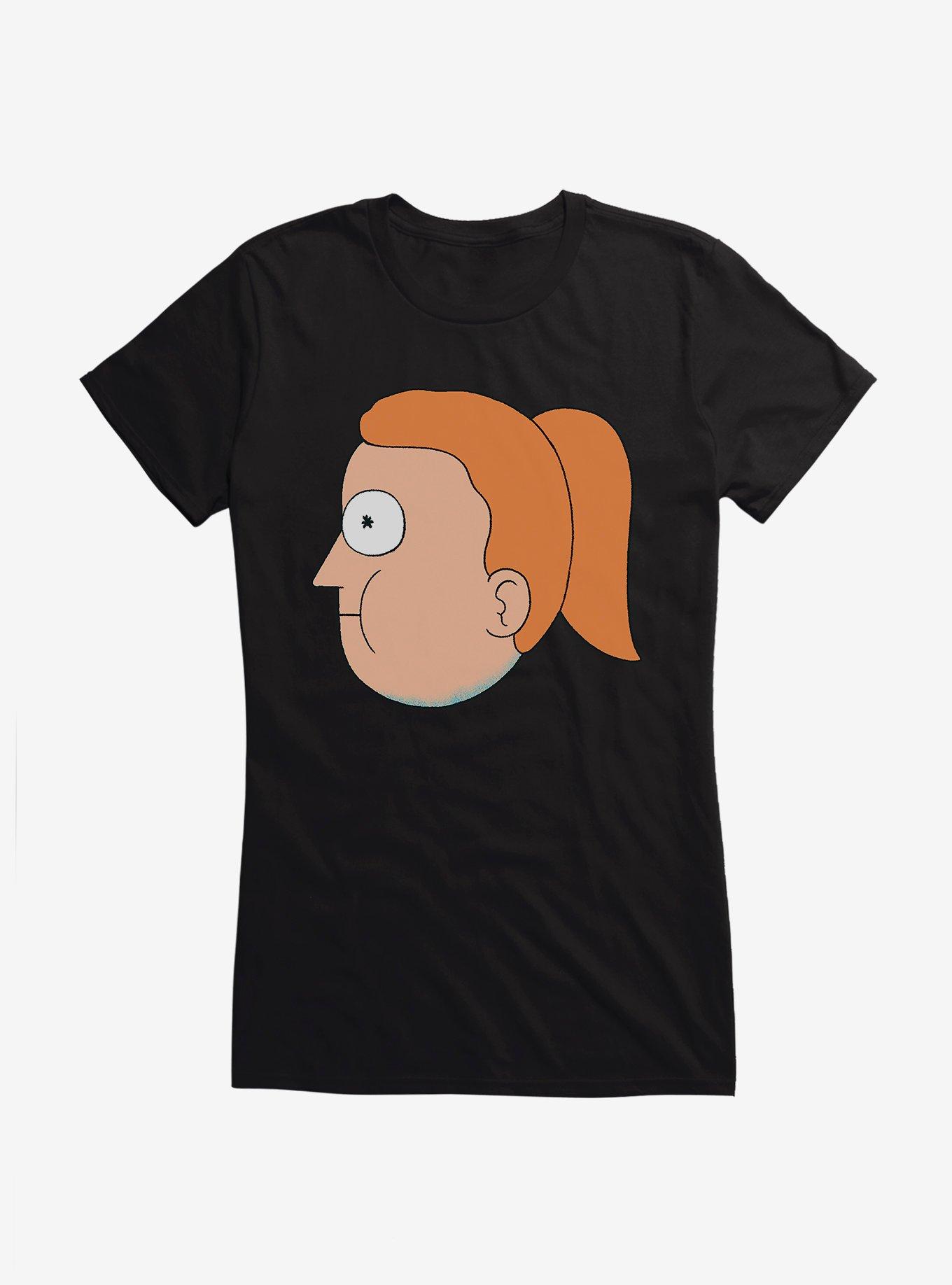 Rick And Morty Summer Side Profile Girls T-Shirt