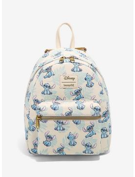 Loungefly Disney Lilo & Stitch Tropical Leaves Mini Backpack, , hi-res