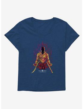 Mortal Kombat You're Next Graphic Womens T-Shirt Plus Size, ATHLETIC NAVY, hi-res