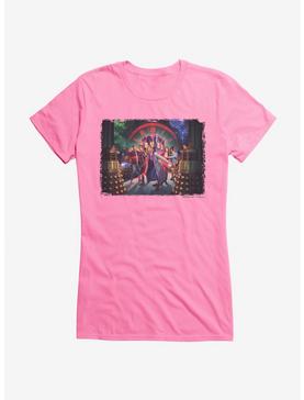 Doctor Who The Thirteenth Doctor Tardis Clock Who Day Girls T-Shirt, CHARITY PINK, hi-res