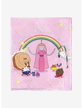 Adventure Time Candy People Unite Throw Blanket, , hi-res