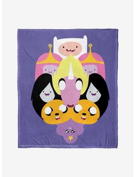 Adventure Time Crazy Split Throw Blanket, , hi-res