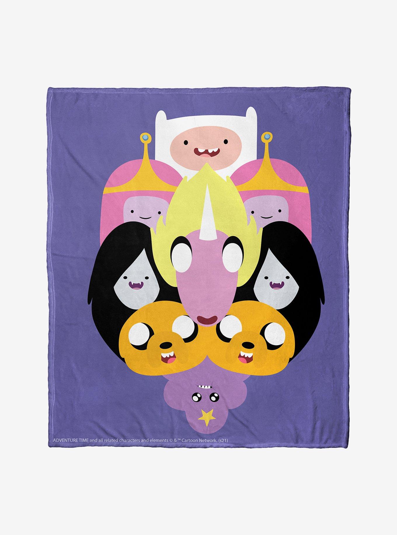 Adventure Time Crazy Split Throw Blanket, , hi-res