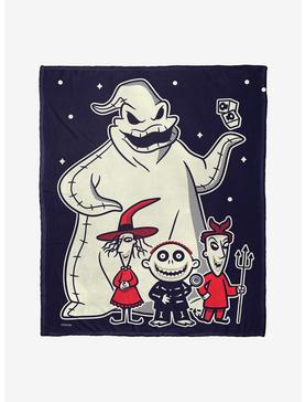 The Nightmare Before Christmas Terror Trio Throw Blanket, , hi-res