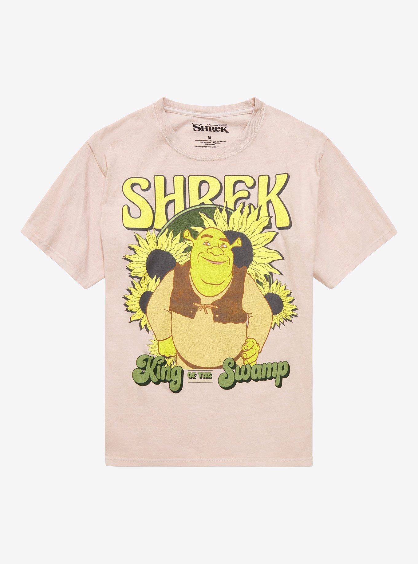Shrek Sunflower Boyfriend Fit Girls T-Shirt, MULTI, hi-res