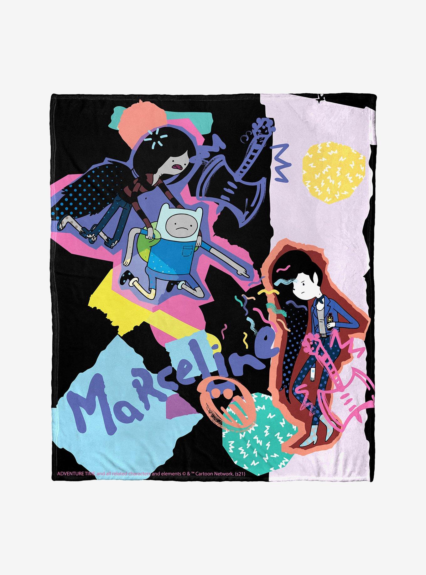 Adventure Time Paper Marceline Throw Blanket, , hi-res