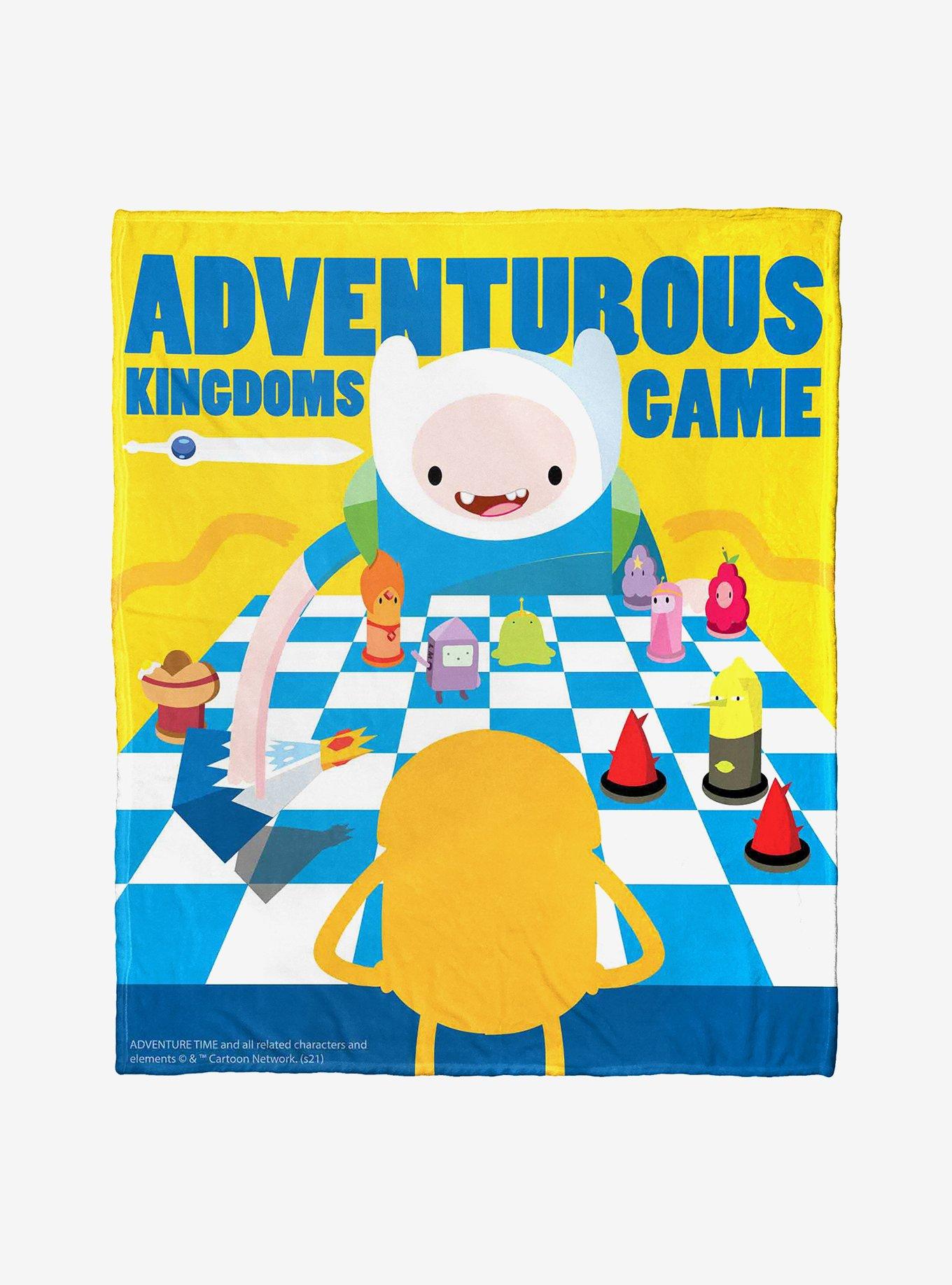 Adventure Time Adventurous Kingdoms Throw Blanket, , hi-res