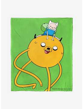 Adventure Time Taking A Ride Throw Blanket, , hi-res