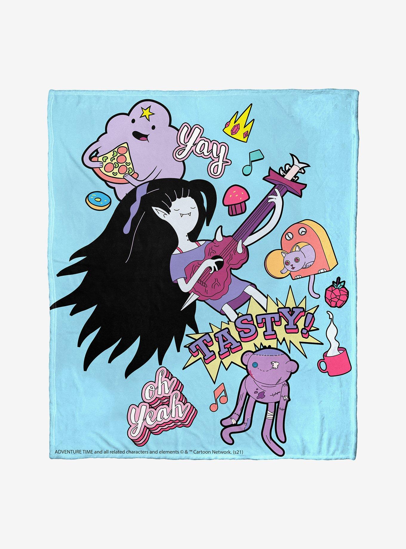 Adventure Time Tasty Tunes Throw Blanket, , hi-res