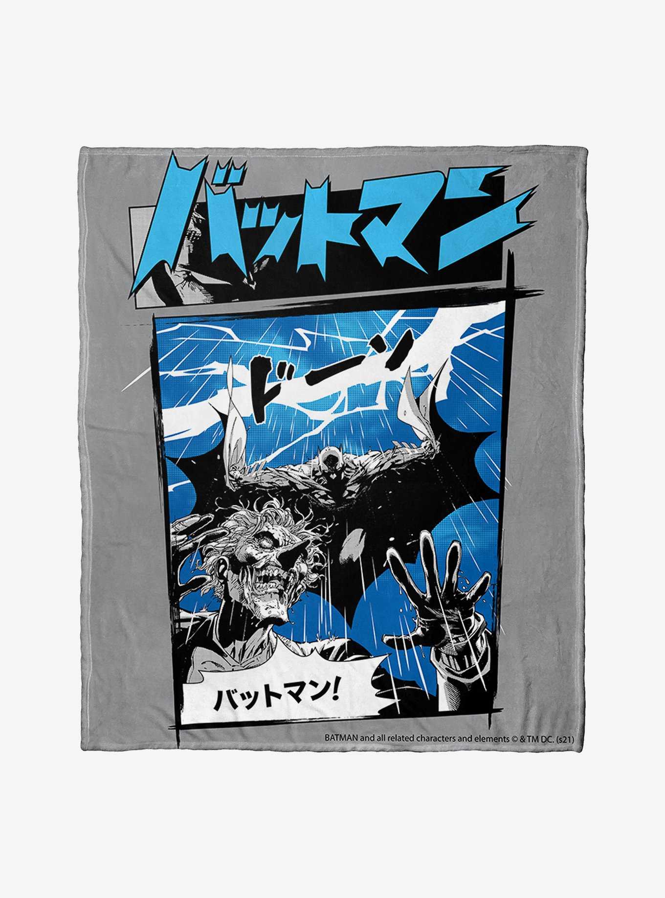 DC Comics Batman Anime DC Comics Batman Throw Blanket Hot Topic