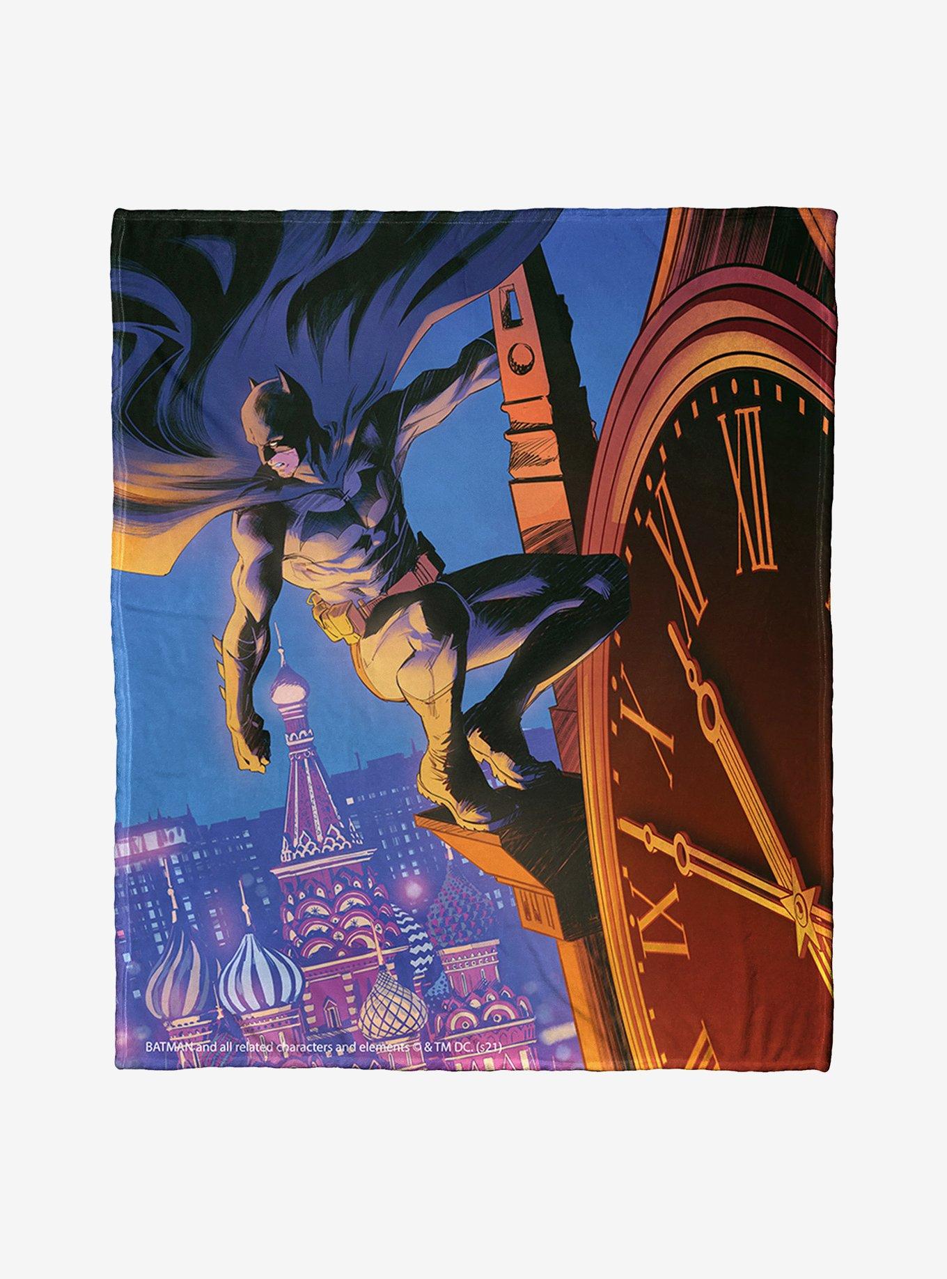 DC Comics Batman Time For Justice Throw Blanket, , hi-res