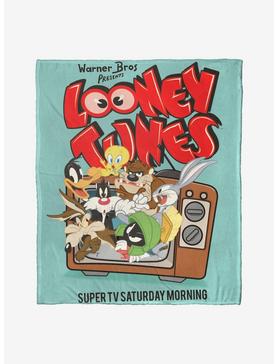 Looney Tunes Super Saturday Throw Blanket, , hi-res