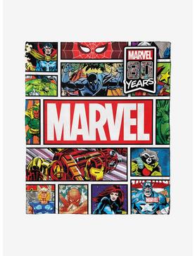 Marvel Future Fight Comic History Throw Blanket, , hi-res
